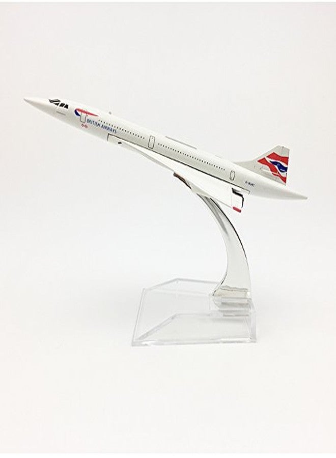 Sage Square 1:300 Scale Highly Detailed Souvenir Metal Model Aircraft Collection (Concord British Airways, Multicolor) - Image 2